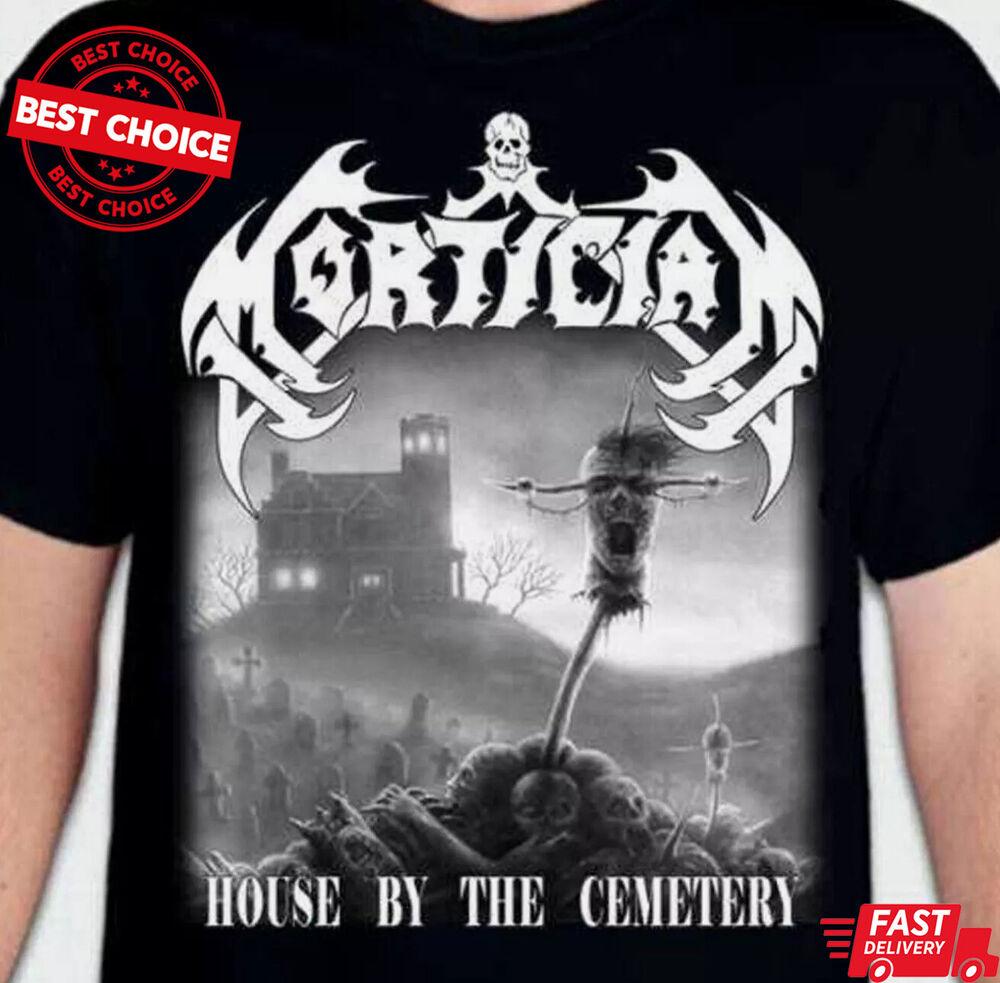 Mortician House by the Cemetery Album Cotton Black S-3XL T-Shirt Q7641 Unisex T-Shirt XL