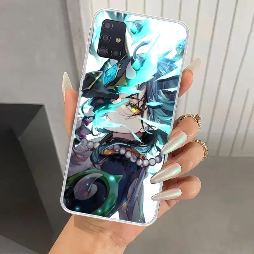 Xiao Genshin Impact Phone Case for Samsung Galaxy A52 A32 A22 A12 A02S A50S A30S A10S Note 20 Ultra 10 Plus S10 A31 A20 A71 A72