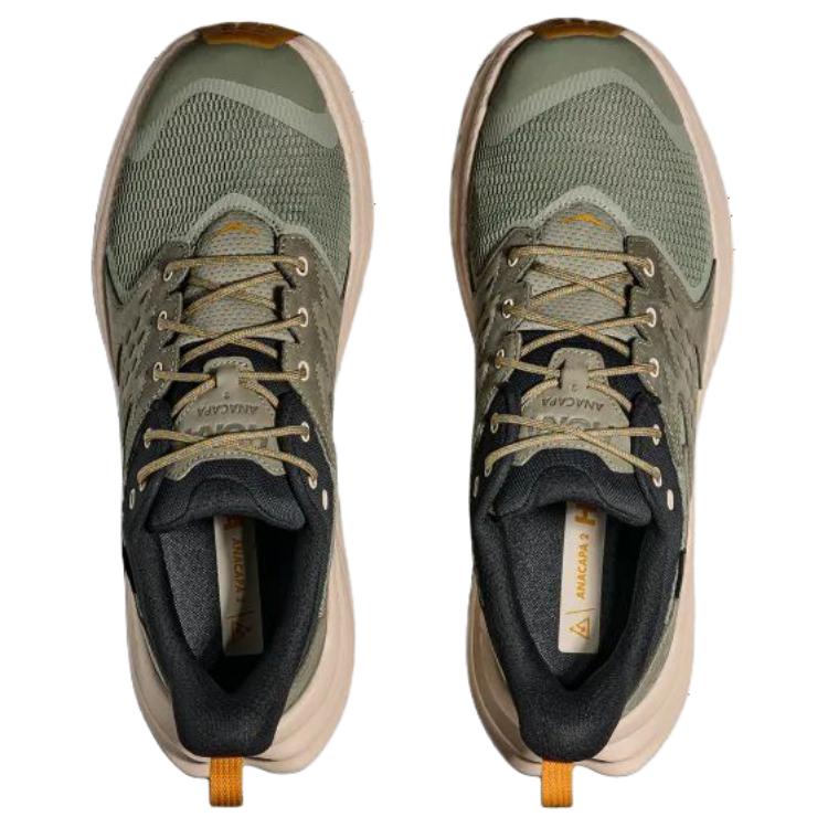 Hoka One One Anacapa 2 Low Gore-Tex Sea Moss Oatmeal Vyriški sportbačiai 1141632-SMSST