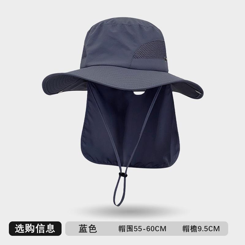 Sun Hats for Men Women Fishing Hat UPF Protection Wide Brim Bucket Hat Breathable Quick-Dry Water Rapellent Outdoor Hiking Beach Travel Summer Hats