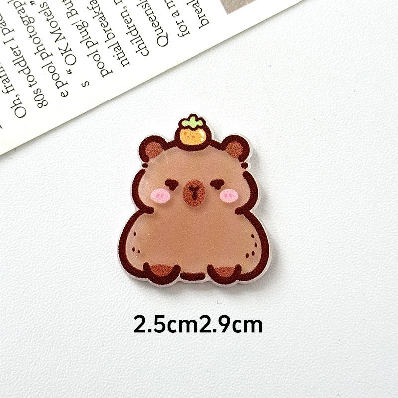 Kawaii Capybara Magnetic Refrigerator Sticker Cute Refrigerator Decoration Sticker Creativity Family Decoration Artware Gifts