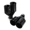BMW Dual Carbon Fiber 63mm Exhaust Muffler Tailpipe