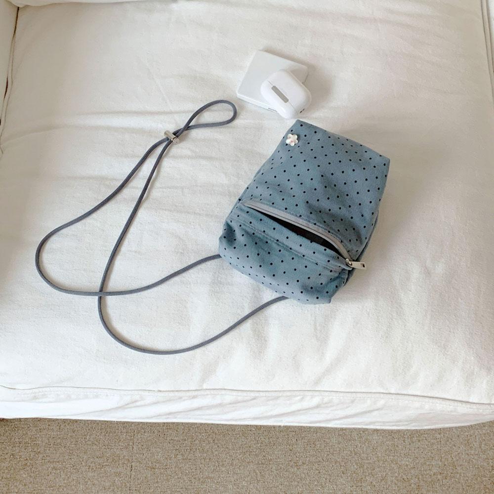 Keike Mini Pocket Bag - Deep Blue Dot