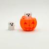 Creative Pumpkin Ghost Night Desktop Ornament Funny 3D Printing Pumpkin Ghost Decorative For Festival Halloween Party