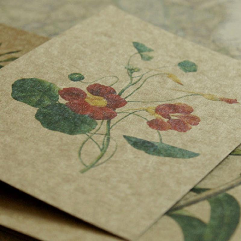 24pcs Vintage Rose Carf Postcards - Add A Touch Of Elegance To Your Greetings!