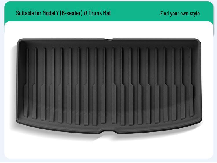 25 Tesla Model YL Floor Mats - Dirt-Resistant, Waterproof TPE Mats