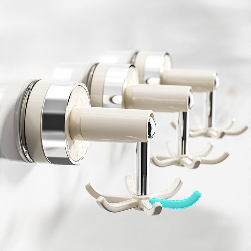 1/2 Stück Küche Küchenutensilien Haken Saugbecher Installation Stanzfreie Wandhaken für Pfannenwender Löffel Organizer Küchenutensilien Hänger