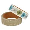 2 masking tapes 5 m x 15 mm - Fleurs
