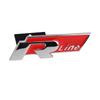 RUNTB1 1pc 3D Metal Car Front Grille Emblem Side Rear Trunk Badge Sticker for VW Rline R Logo Polo Passat B5 B7 Golf 8 7 Jetta Touareg