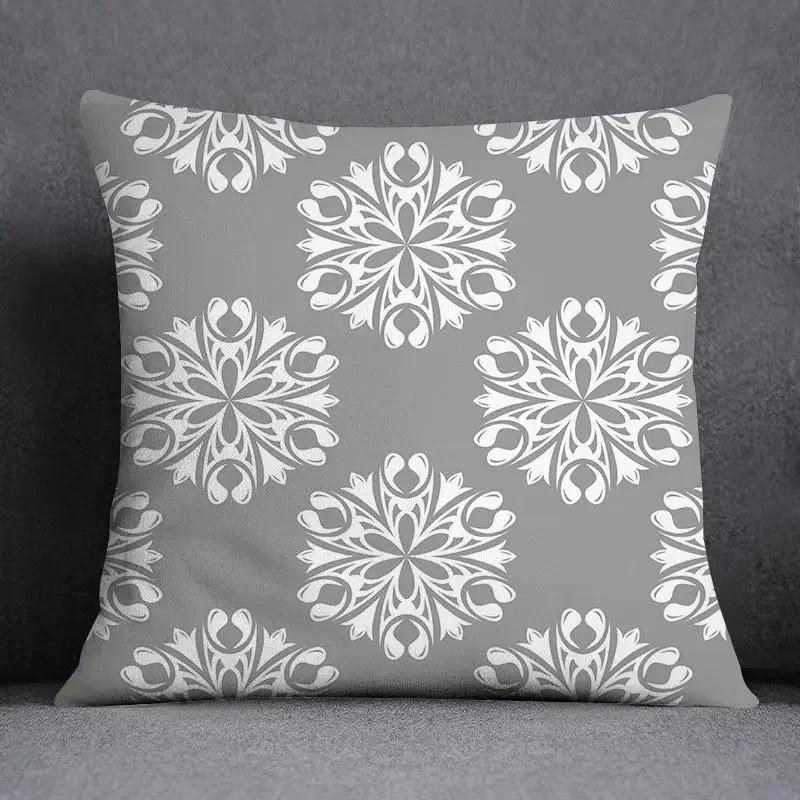 VIKAMA Federa Cuscino Decorativa Lusso Grigia di Alta Gamma, Federa Cuscino Decorazione Divano Casa, Federa Cuscino Decorazione Comodino Camera da Letto