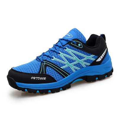 Mode Klassische Blaue Herren Wanderschuhe Sommer Mesh Atmungsaktiv Trekking Sneakers Herren Heißer Verkauf Outdoor Rutschfest Lässige Sportschuhe Herren