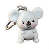 Cute 3D Otter Koala Flamingo Animal Keychains Key Ring For Women Men Cartoon Creative Pet Pendant Bag Box Car Holder Accessories