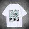 Unisex 2026 Summer Hatsune Miku Vocaloid Stage Graphic Short Sleeve Casual Anime Merch T-shirt