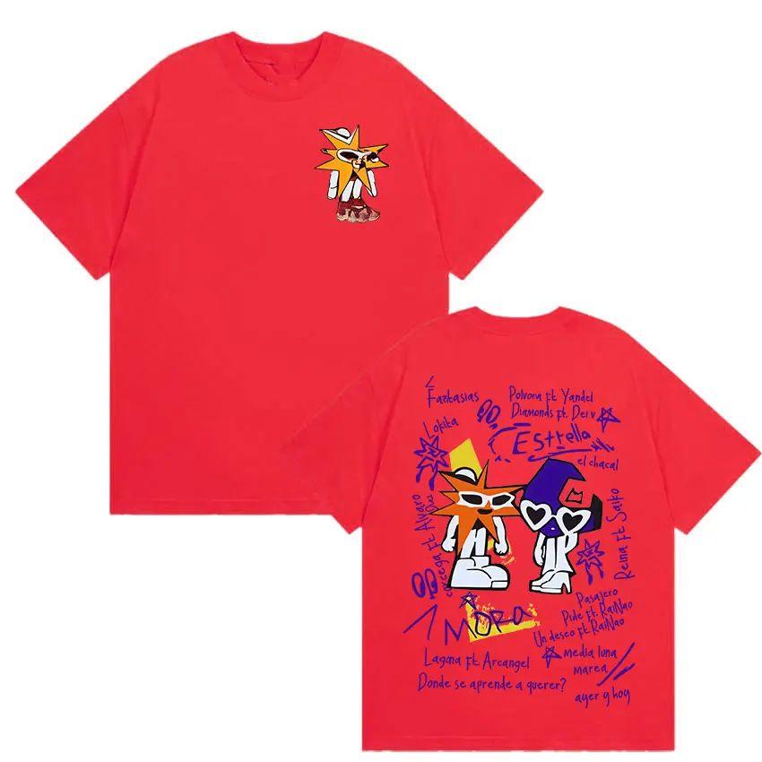 Rapper Album Tour 2025 Merch Tee Shirt Men's Women Harajuku Fashion Vintage T-shirt Casual Loose Cotton Oversized T Shirt Unisex