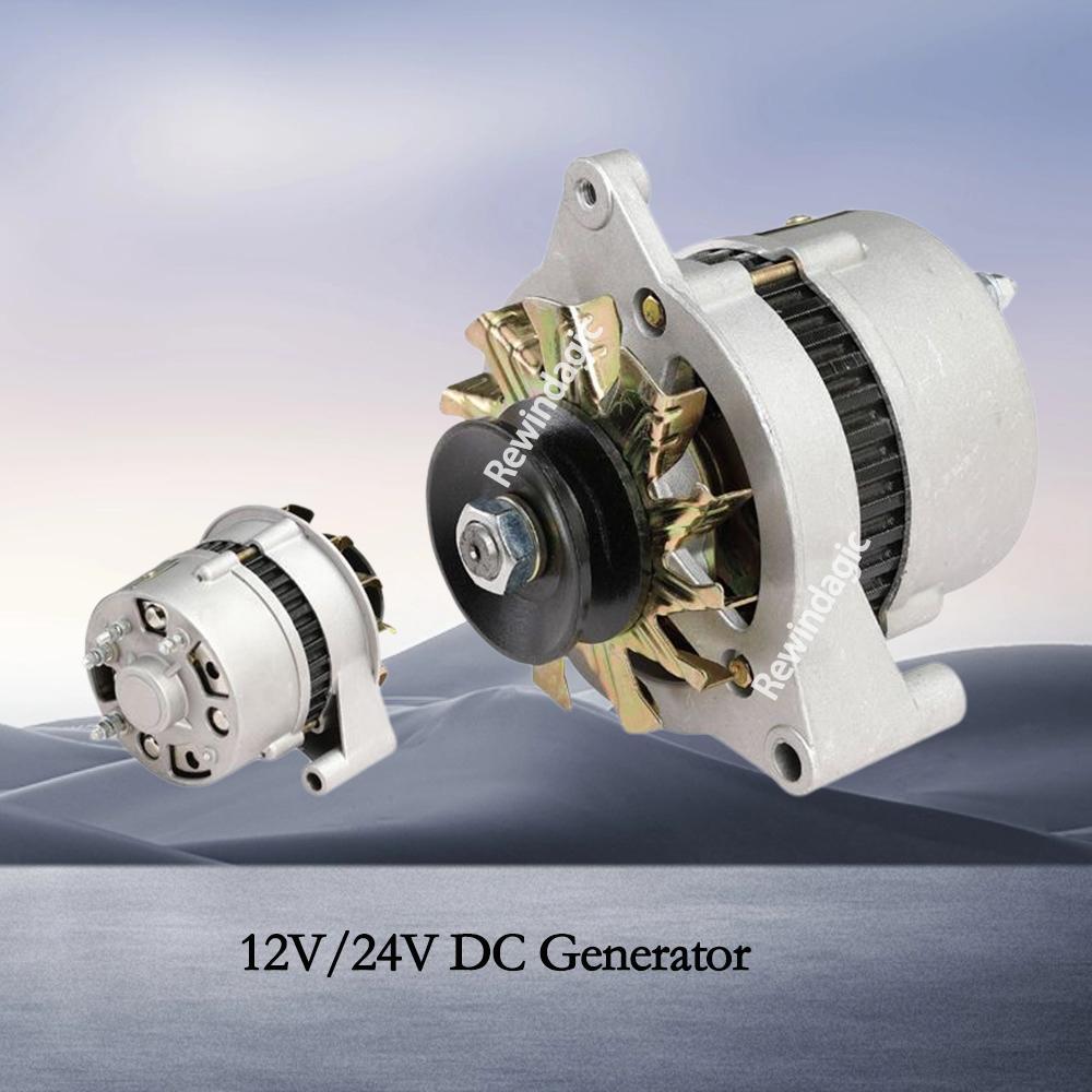 Gerador de Alta Potência 2000W CC 12V 24V Ímã Permanente Sem Escovas Tensão Constante Doméstico Fio de Cobre Puro Núcleo Pequena Potência