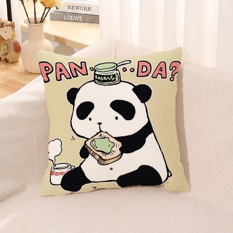 Pillow Panda Pillowcase Sofa Cushion Cover Kawaii  Autumn   Body