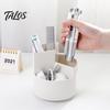 360 Degree Rotating Pen Holder, Large Capacity Multi-compartment Pen Holder, Desktop Organizer for Office School Home Storage