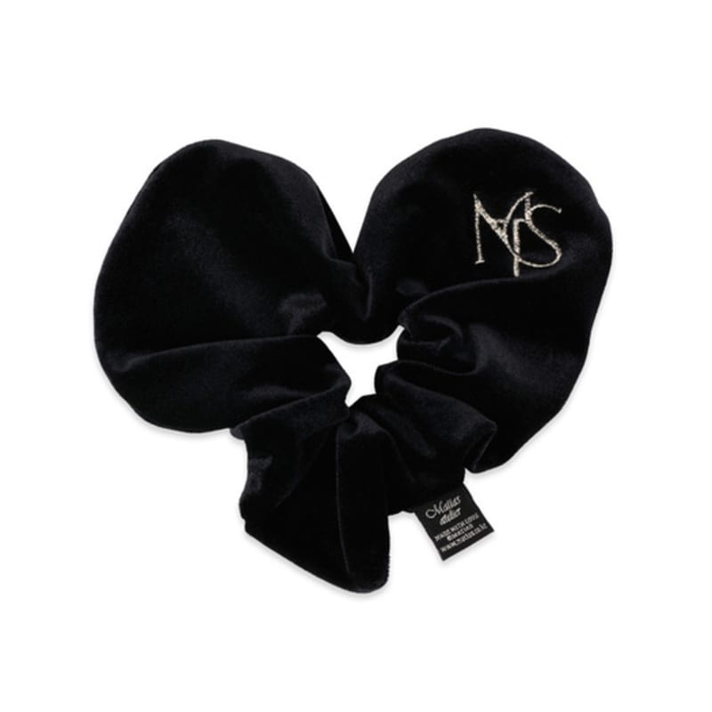 MATIAS Heart Scrunchie (Black)