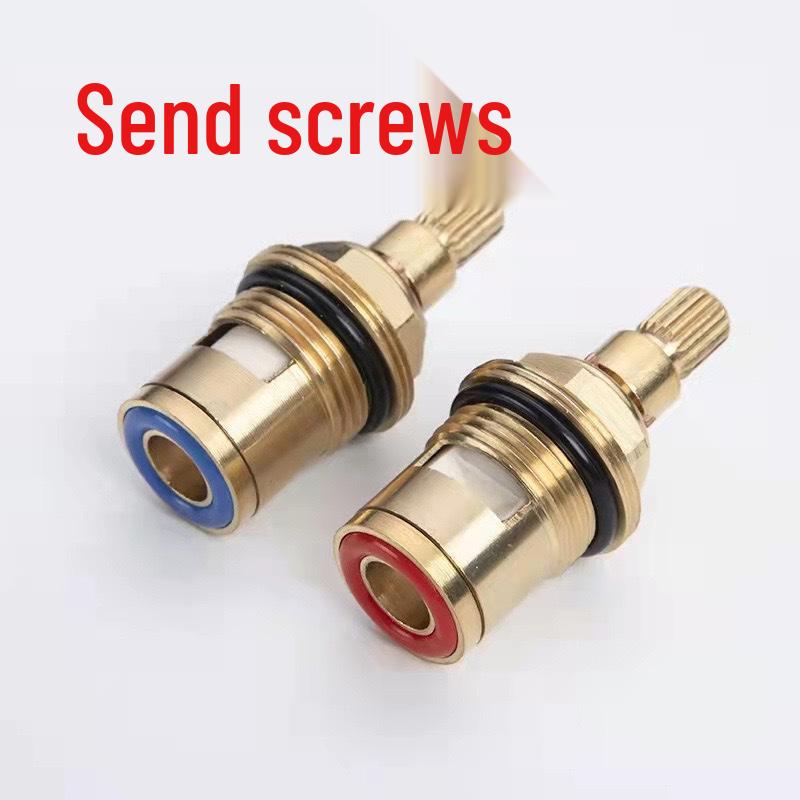 Hot and Cold Quick-Opening Universal Faucet Valve Core for Bathtub and Kitchen - 4 To 6 Points