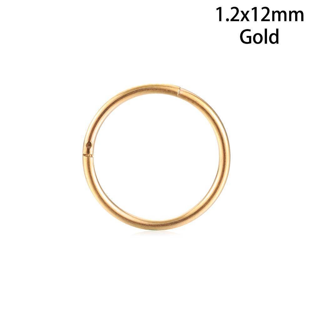 1Pc Hot Unisex Titan Stahl Scharnier Segment Ohr Helix Tragus Nase Hoop Lippen Ring Piercing Septum