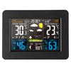 PDTO Weather Station Wireless Thermometer Hygrometer Digital Desk Alarm Clock