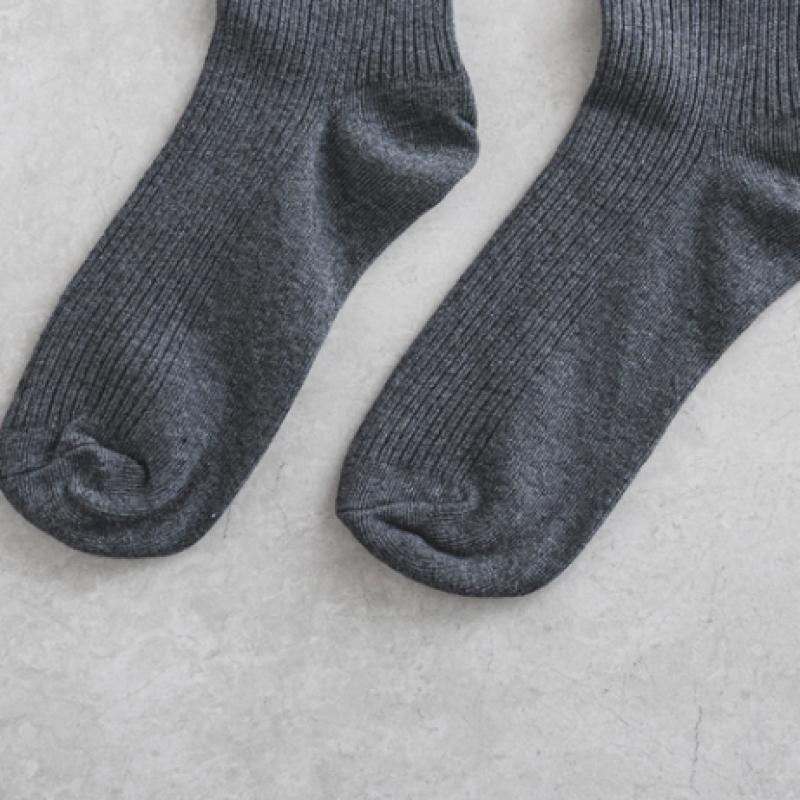 Monfoot Women S Ribbed Long Neck SockS Deep Grey