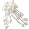 2Pcs Artificial Pearls Shoe Charm Pearls Tassels Shoe Buckles Clips Decorations Accessories for Sneakers Embellishments
