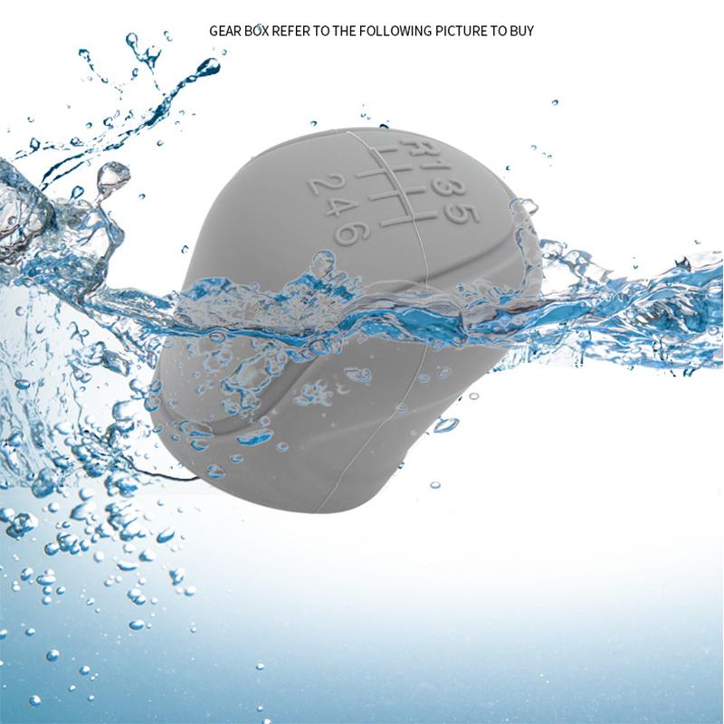 Car Silicone Gear Shift Knob Cover Universal Silicone Gear Cover Non-slip Handbrake Protective Covers Car Interior Accessories