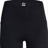 Under Armour Meridian Solid Color Elastic Waist Nine-Point Sports Pants Women Pants Black 1382537-001