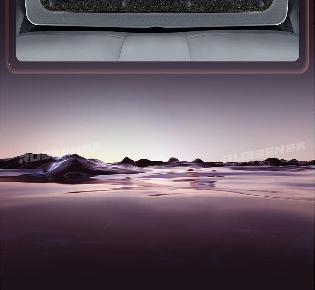 Geely Galaxy A7 Smoke-Gray TPE Full-Coverage Floor Mats, Waterproof Interior Accessories