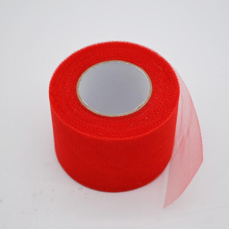 22m/lot 2" 5cm Shiny Tulle Roll Spool Fabric Tutu Skirt Chair Sash Bow Table Runner  Wedding Baby Shower Party Decorations