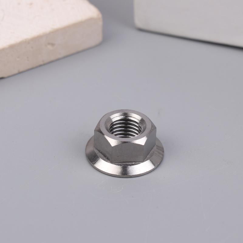 1 Pcs Motorcycles Titanium Hex Flange Hexagon Nuts M5 M6 M8 M9 M10 M12 For Motorcycles And Motorbikes