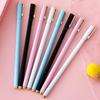Korean Simple Metal Black Gel Pen - Student & Office Signature Stationery Gift