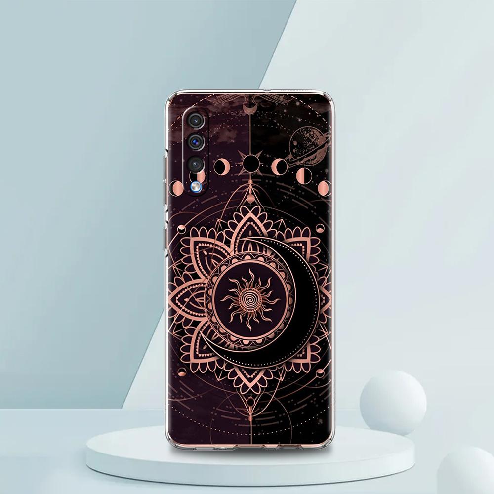 

Witches Moon Tarot Mystery Totem Transparent Phone Case for Samsung Galaxy A12 A02 A03S A50 A70 A40 A10 A20 A30 Silicone Shell Samsung A02