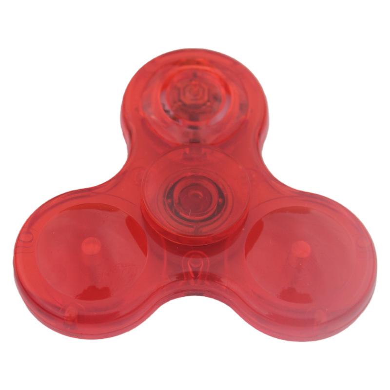 Three-Finger Light-Up Fingertip Gyroscope EDC Decompression Toy for Kids