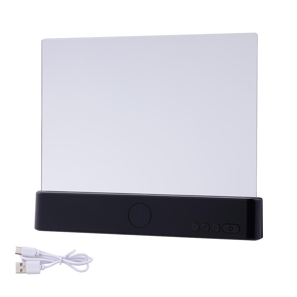 LED Reading Light for Reading At Night In Bed Flat Book Lights for Book Lovers for Reading Illuminator Panel Plate Lamp Board