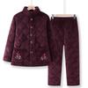 Women's Winter Warm Padded Cotton Two-Piece Set