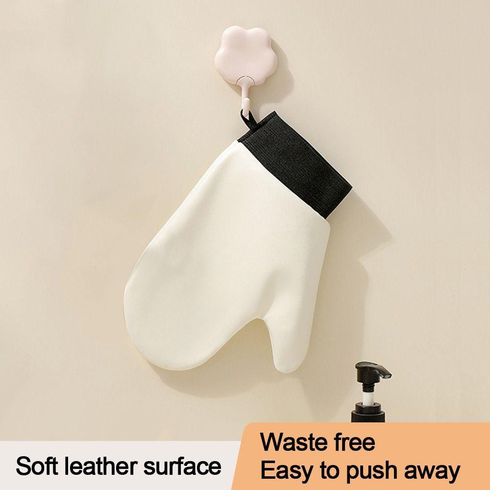 Leather Self-Tanning Mitt Washable Lotion Applicator Creative Tanning Glove Body Face Application