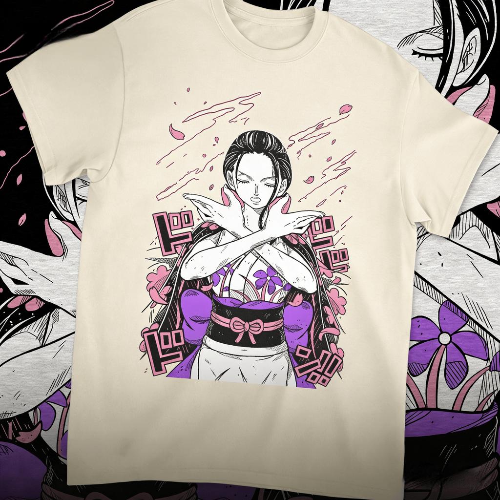 Anime One Piece Nico Robin Graphic T-Shirt Oversized Cotton Shirt unisex Men Short Y2k Selling