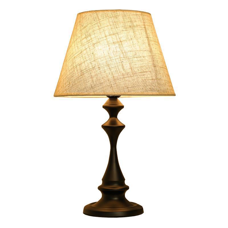 Vintage American LED Table Lamp – Retro Bedside, Office, Hotel Project, or Bedroom Use – Eye Protection & Dimmable Night Light.