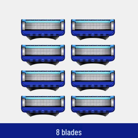 High-Quality Five-Layer Blade Men's Manual Razor - Universal Fit Gillette Head