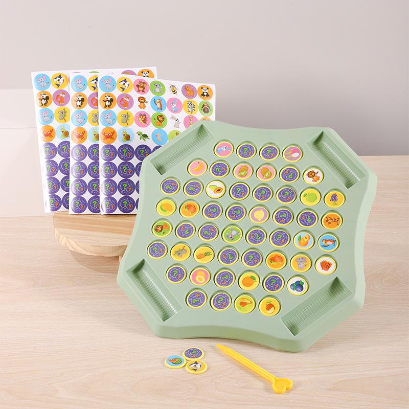 Memory Match-3 Battle Board: Interactive Parent-Child Educational Game