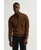 IOLO Cable Mock Neck Half Zip-Up_Brown