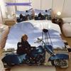 Timeless Elegance Smoke Bedding (1 * duvet cover + 2 * pillowcase, without core) 2D Flat Duvet cover and pillowcase Soft and comfortable
