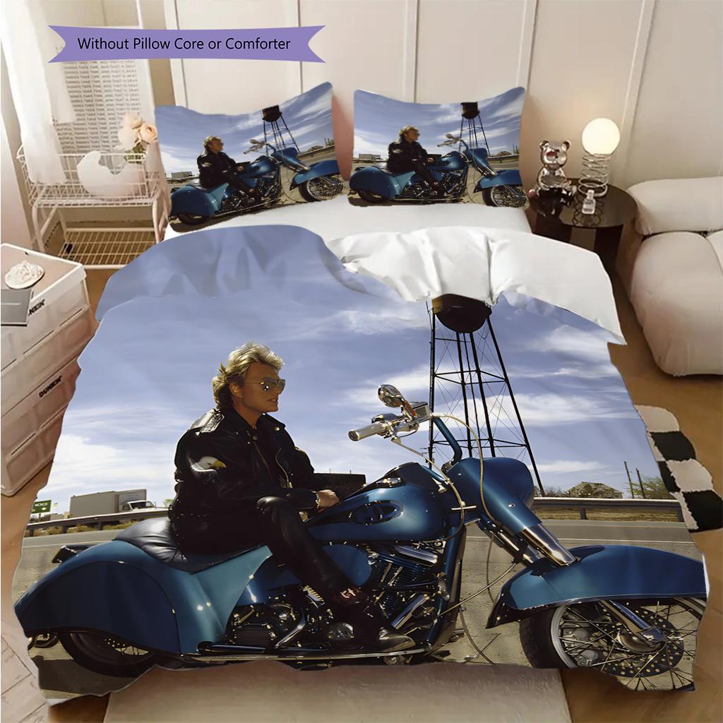 Timeless Elegance Smoke Bedding (1 * duvet cover + 2 * pillowcase, without core) 2D Flat Duvet cover and pillowcase Soft and comfortable