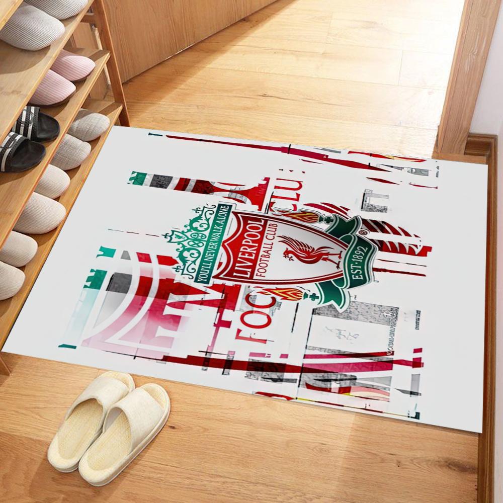 Liverpool Football Club Floor Rug Office Rug Suitable For Entryway Decorate Room Study Room Kitchen Antislip Carpet Office Home Decor