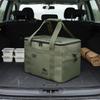 Camping Cookware Storage Bag WearResistant Outdoor Kitchen Organizer Adjustable Dividers Portable