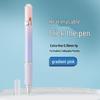 Blue Erasable Fountain Pen for Students with Refillable Heat-Erase Ink and Eraser, Ideal for Writing Practice