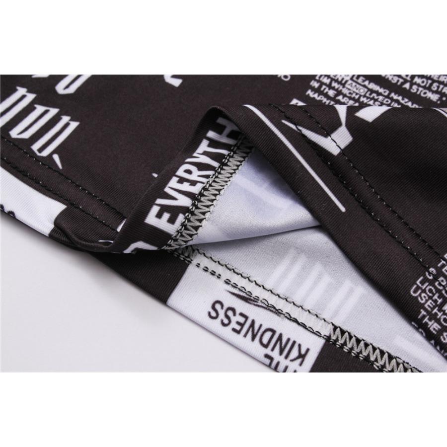 Футболки с буквами Мужские летние футболки Мужская уличная одежда 3D-принт Футболка — фото 6