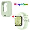 Silicone Watch Strap + Protective Case For Huawei Watch Fit 3 Watchband Bracelet Band Correa Screen Protector Cover Shell
